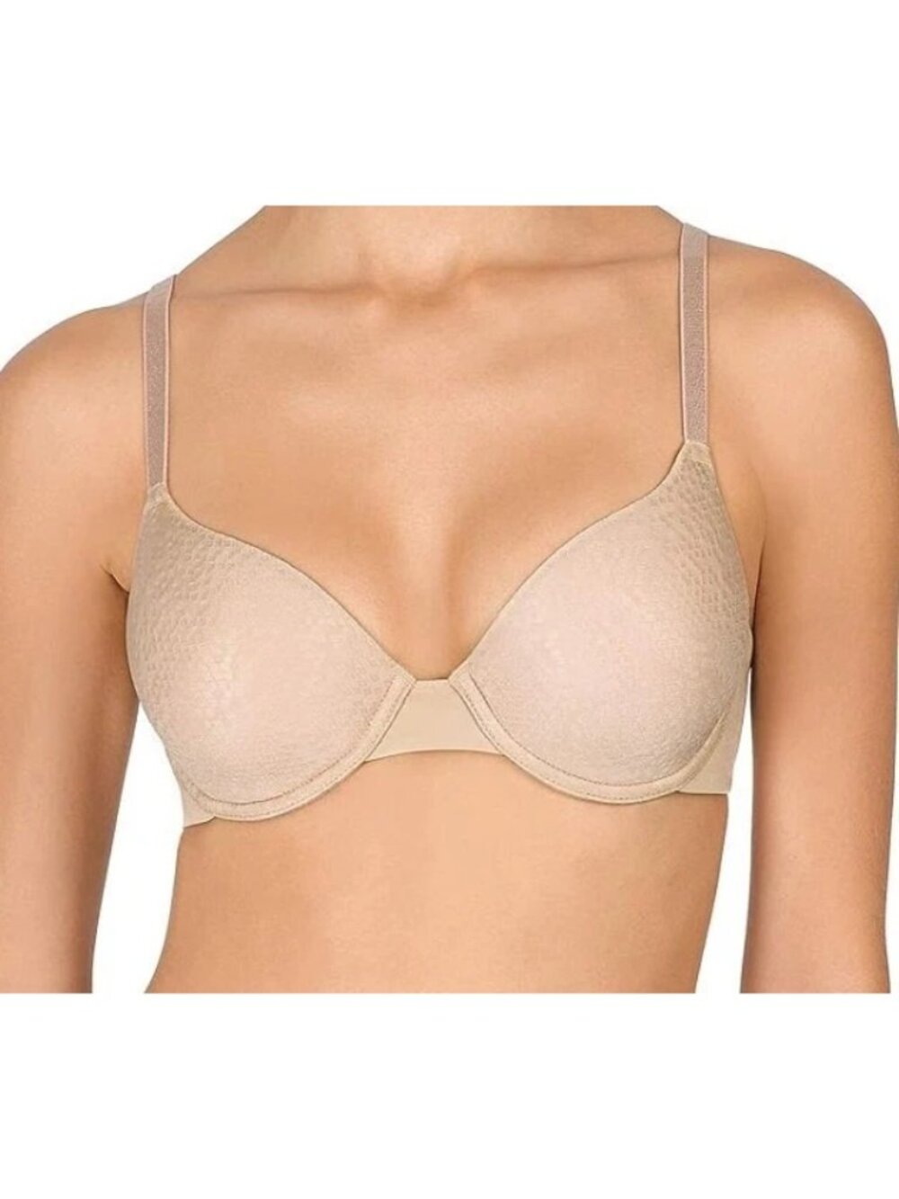 Natori Conform Bra Size 42C Beige Underwire T-Shirt NEW